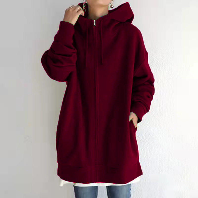 Extra long oversized hoodie