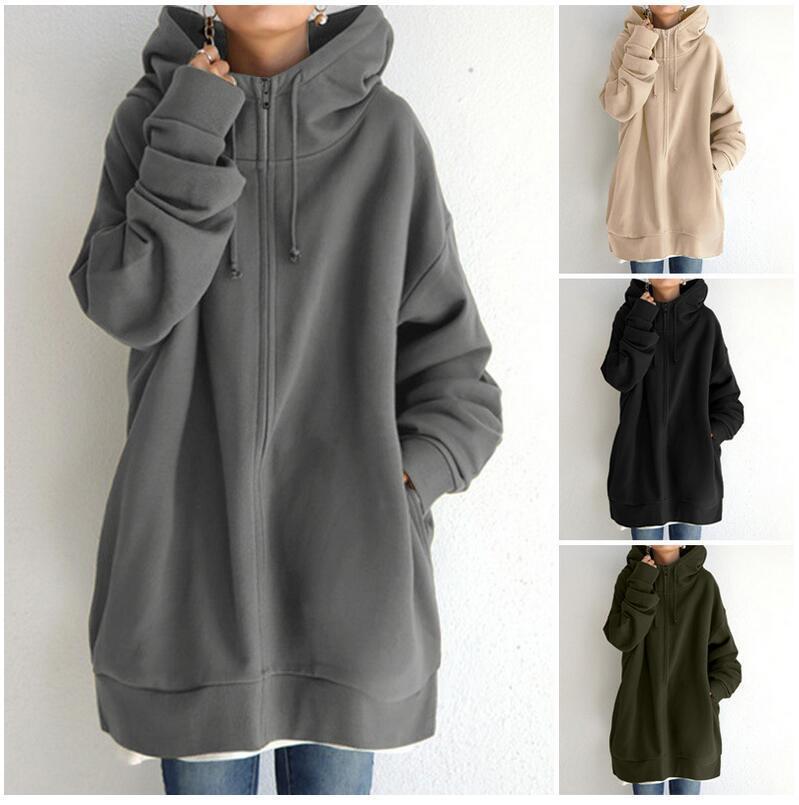 Extra long oversized hoodie