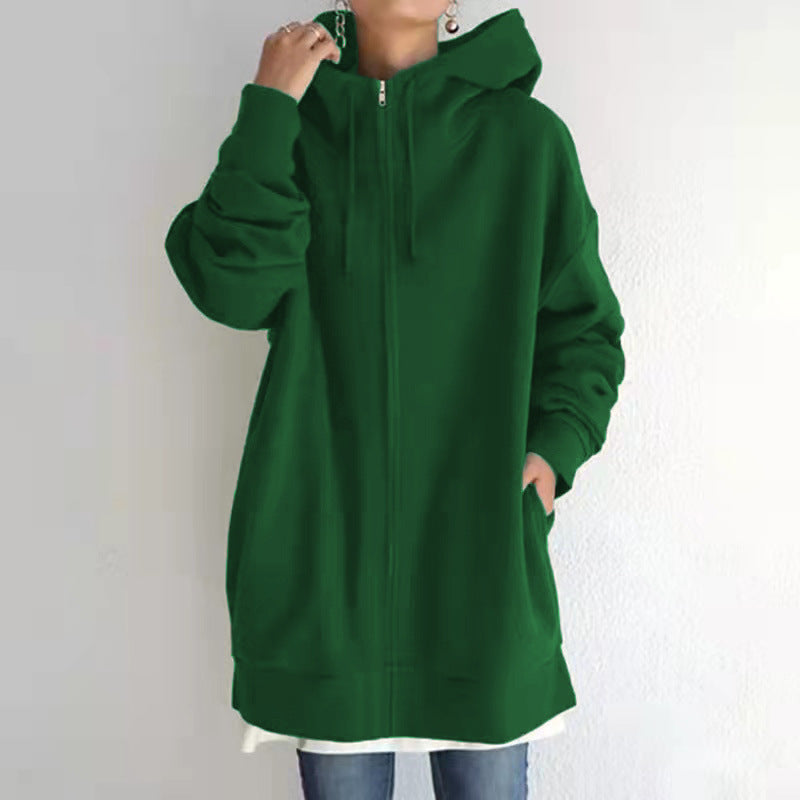 Extra long oversized hoodie