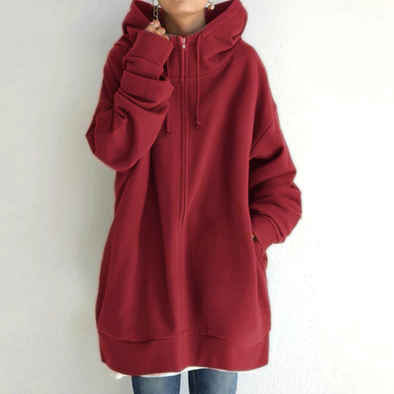 Extra long oversized hoodie