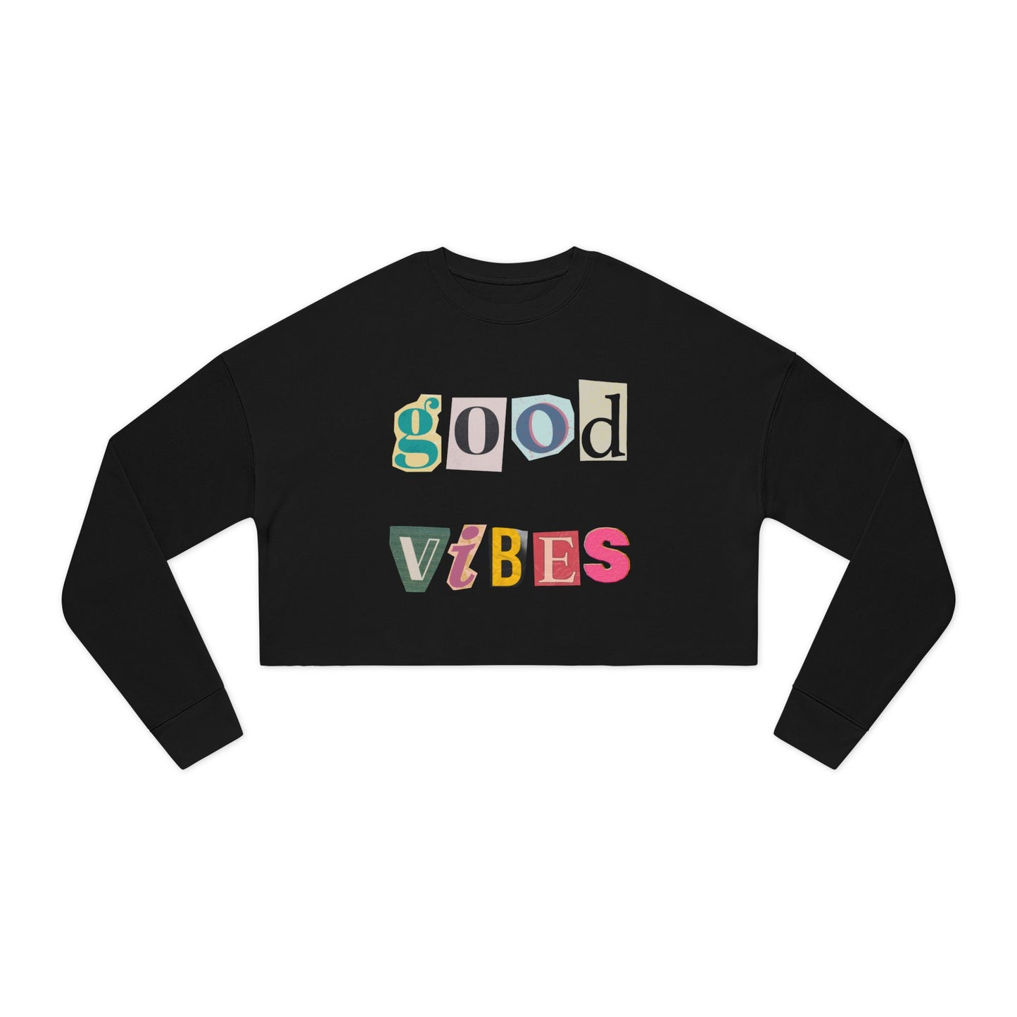 Good Vibes Cropped Sweatshirt