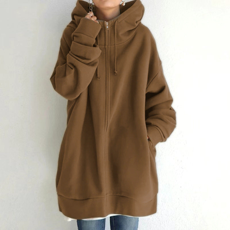 Extra long oversized hoodie