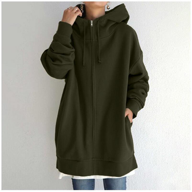 Extra long oversized hoodie